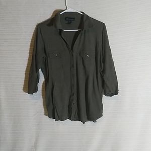 Forest Green Collared shirt